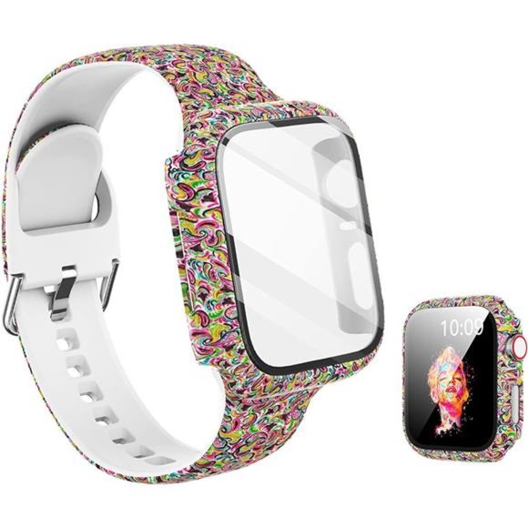 Compatible with Apple Watch Band 44mm Women with Screen Protector Case main image 6